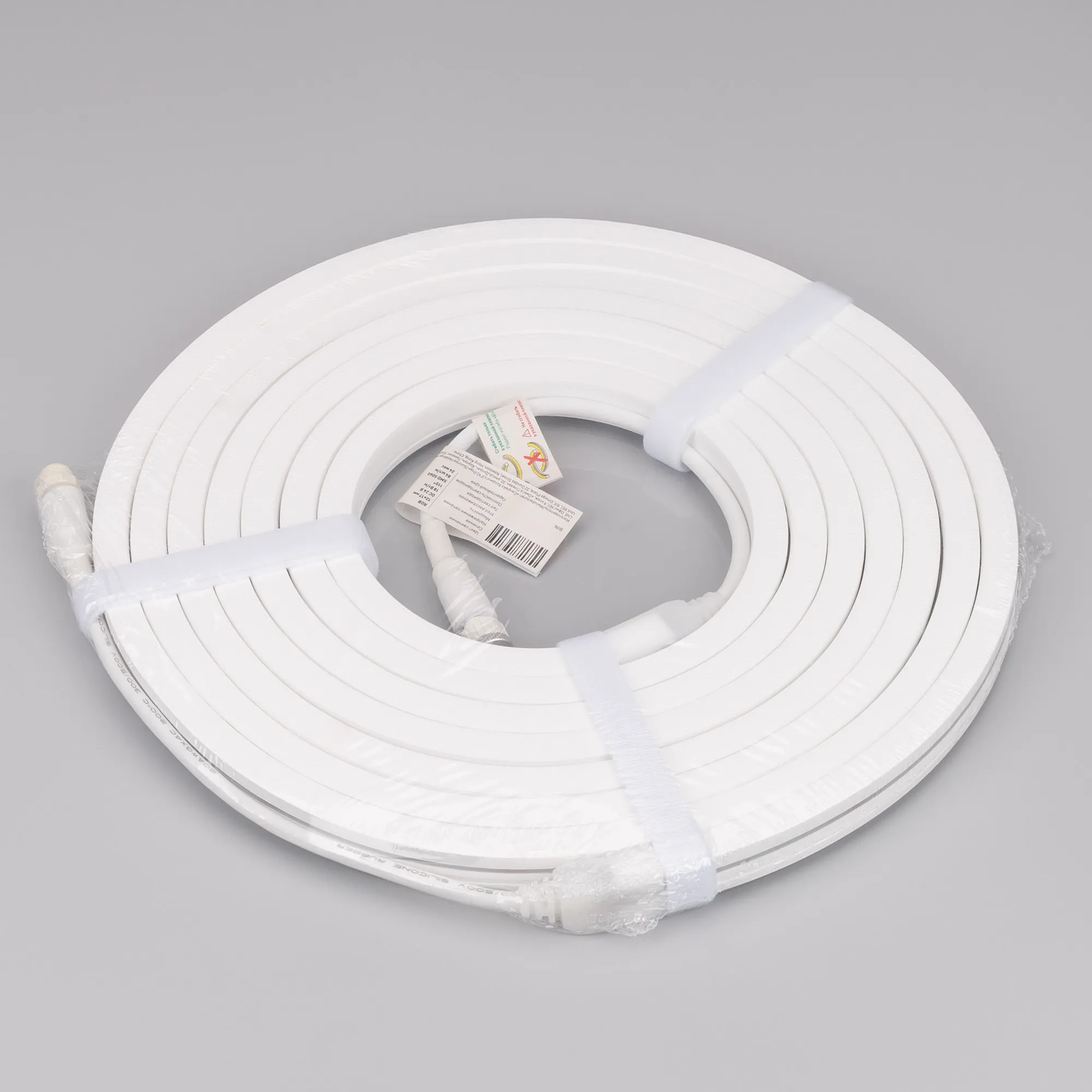 Лента светодиодная герметичная SPI MOONLIGHT-SIDE-B84-12x17mm 24V RGB-PX7 (18 W/m, IP67, 5m, wire x2) (Arlight, Силикон) - Изображение