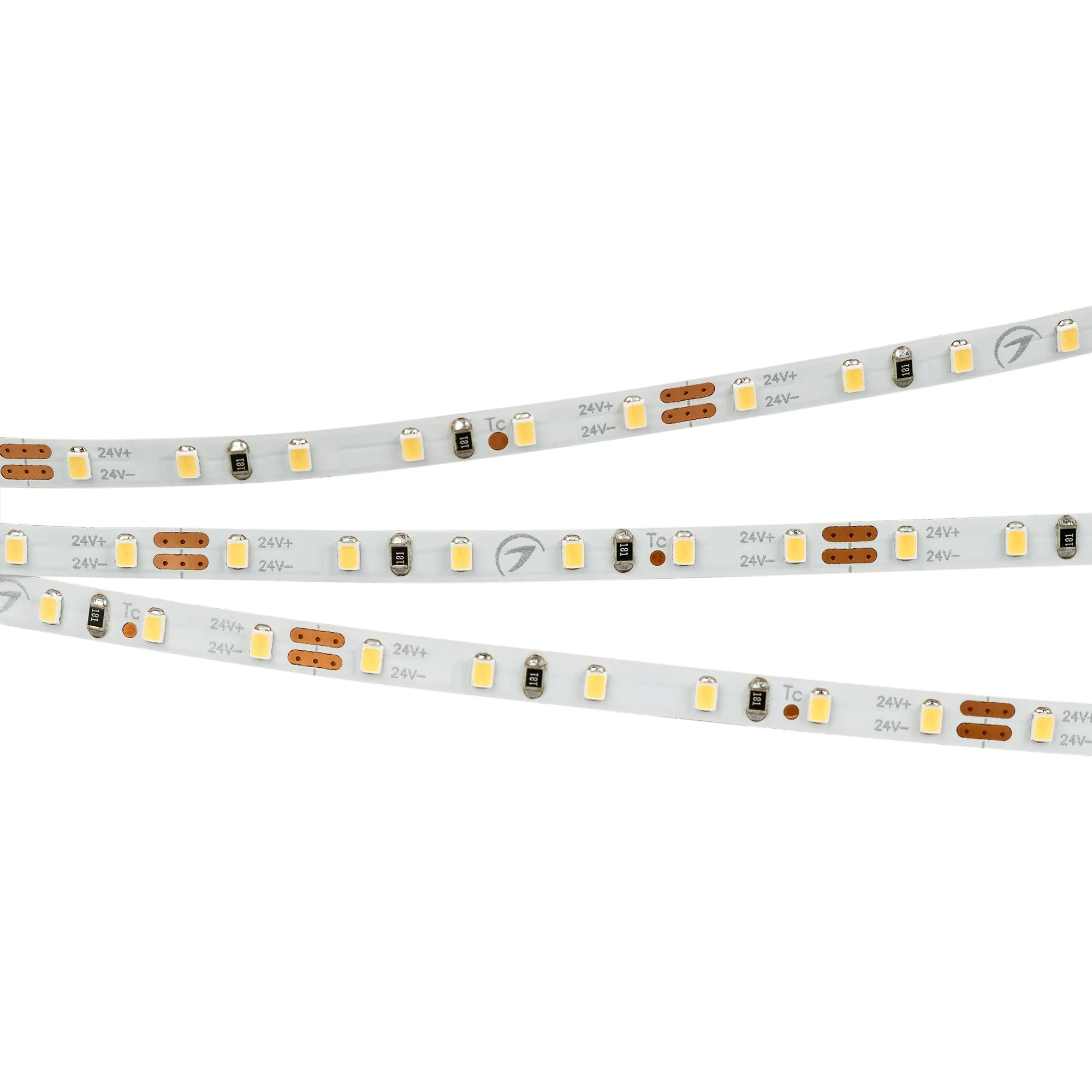 Лента светодиодная MICROLED-5000L 24V White5500 4mm (2216, 120 LED/m, LUX) (Arlight, 5.4 Вт/м, IP20)