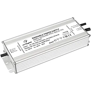 Блок питания ARPV-UH24400-PFC-DALI2-PH (24V, 16.7A, 400W) (Arlight, IP67 Металл, 7 лет) - Изображение