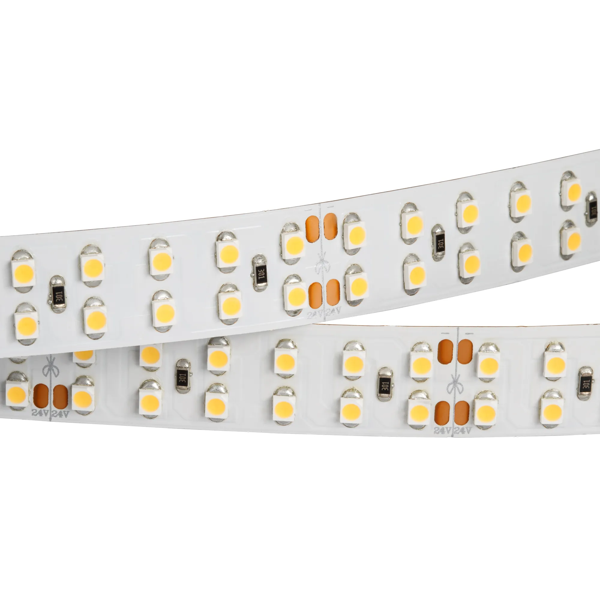 Лента RT 2-5000 24V Day4000 2x2 (3528, 1200 LED, CRI98) (Arlight, 19.2 Вт/м, IP20) - Изображение