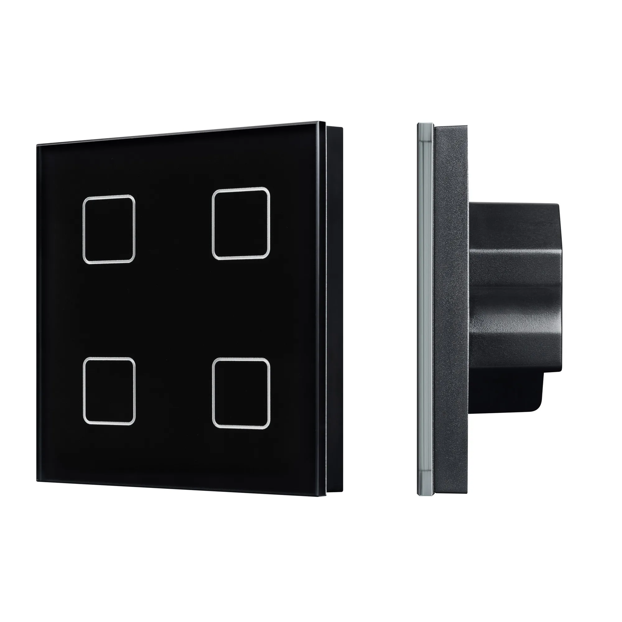 INTELLIGENT ARLIGHT Сенсорная панель DALI-301-11-IN Black (BUS/24V, Backlight) (IARL, IP20 Пластик, 5 лет)