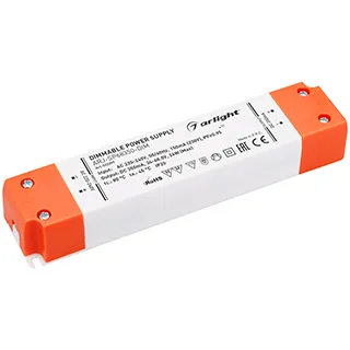 Блок питания ARJ-SP68350-DIM (24W, 350mA, PFC, Triac) (Arlight, IP20 Пластик, 3 года) - Изображение