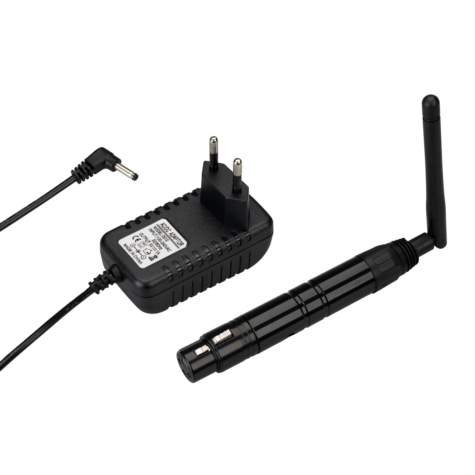 Усилитель SMART-DMX-Receiver Black (5V, XLR3 Male, 2.4G) (Arlight, IP20 Металл, 5 лет) - Изображение