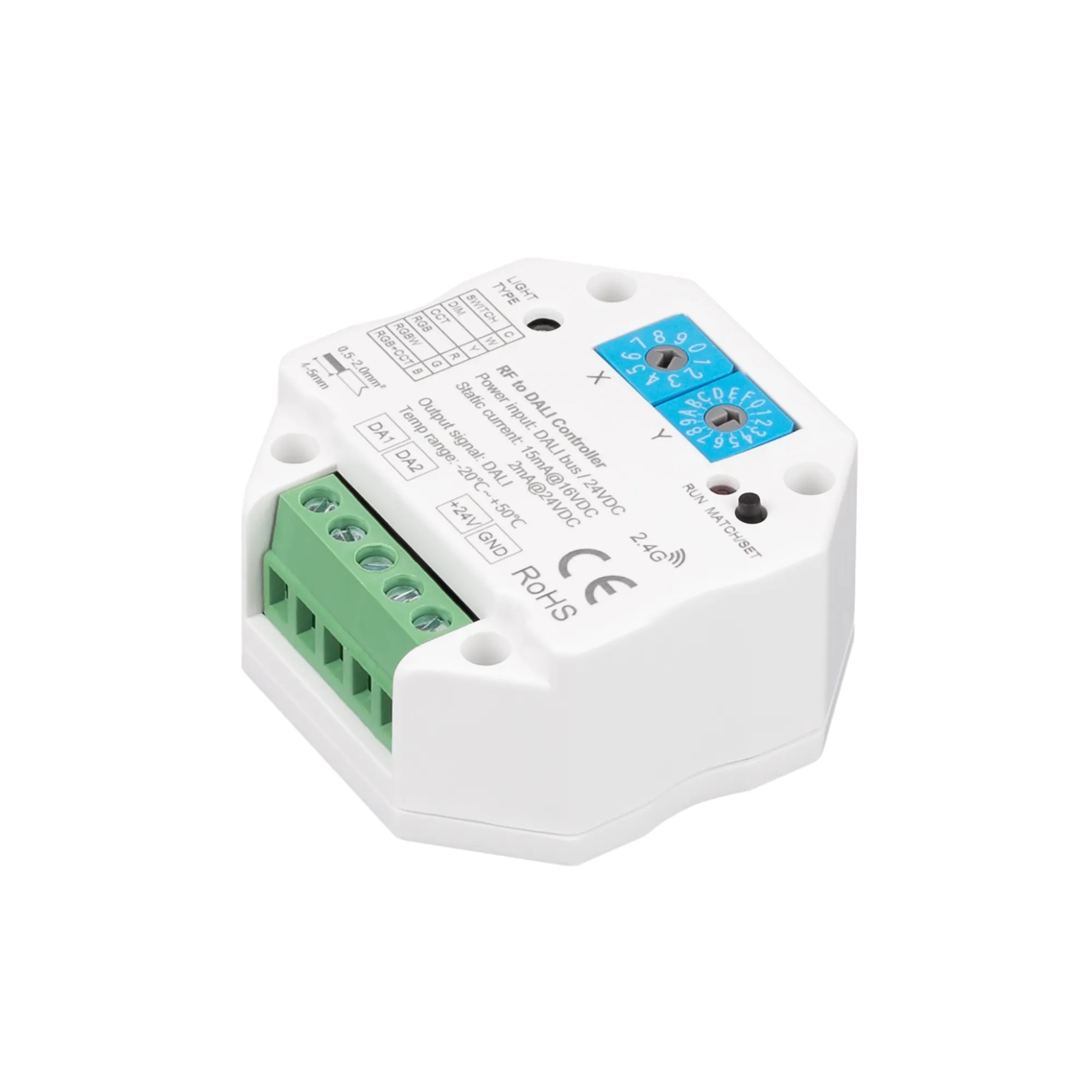 INTELLIGENT ARLIGHT Конвертер SMART-DALI-301-72-SH-IN (BUS/24V, 2.4G) (IARL, IP20 Пластик, 5 лет) - Изображение