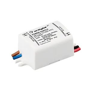 Блок питания ARJ-SP-21300-PFC (6W, 12-21V, 300mA) (Arlight, IP44 Пластик, 5 лет) - Изображение