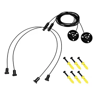 Подвес LINE-6070 2x2m Set BLACK (Pad 9x2mm) (Arlight, Металл) - Изображение