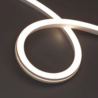 Лента светодиодная герметичная MOONLIGHT-SIDE-X280-16x16mm 24V Warm3500(10 W/m, IP67, 15m, wire x1) (Arlight, Вывод боковой, 5 лет) - Изображение