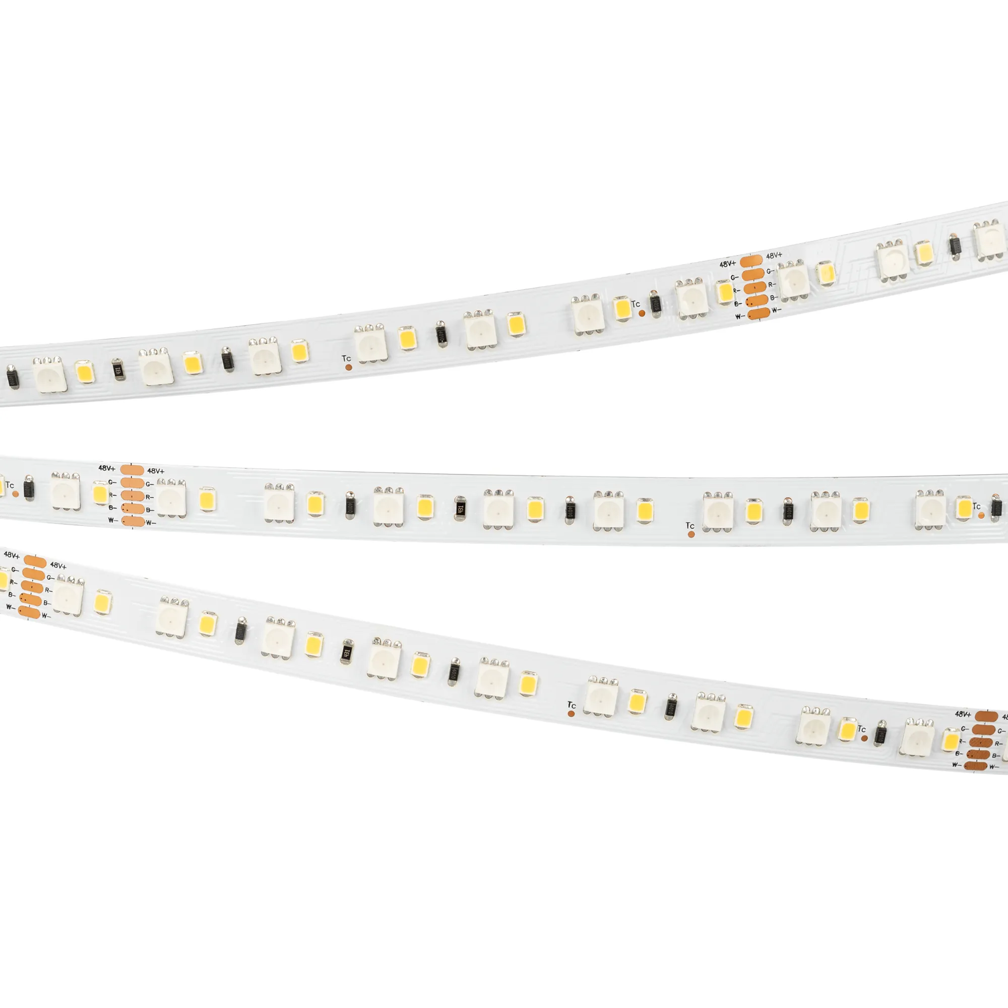 Лента светодиодная IC-40000-5060-108-48V RGB-White6000 (12mm, 15W, IP20) (Arlight, -)