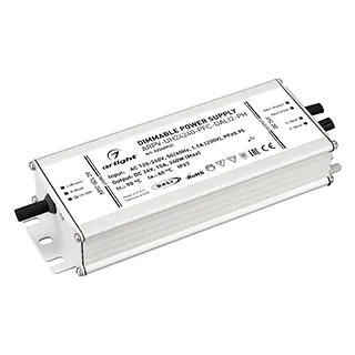 Блок питания ARPV-UH24240-PFC-DALI2-PH (24V, 10.0A, 240W) (Arlight, IP67 Металл, 7 лет) - Изображение