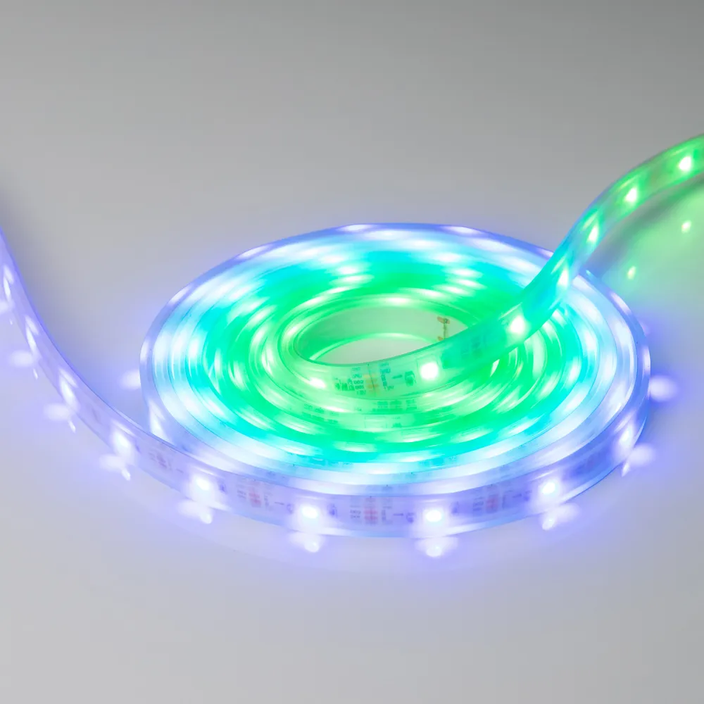 Лента светодиодная SPI-5000P-RAM 12V RGB (5060, 150 LED x1) (Arlight, Закрытый, IP66)