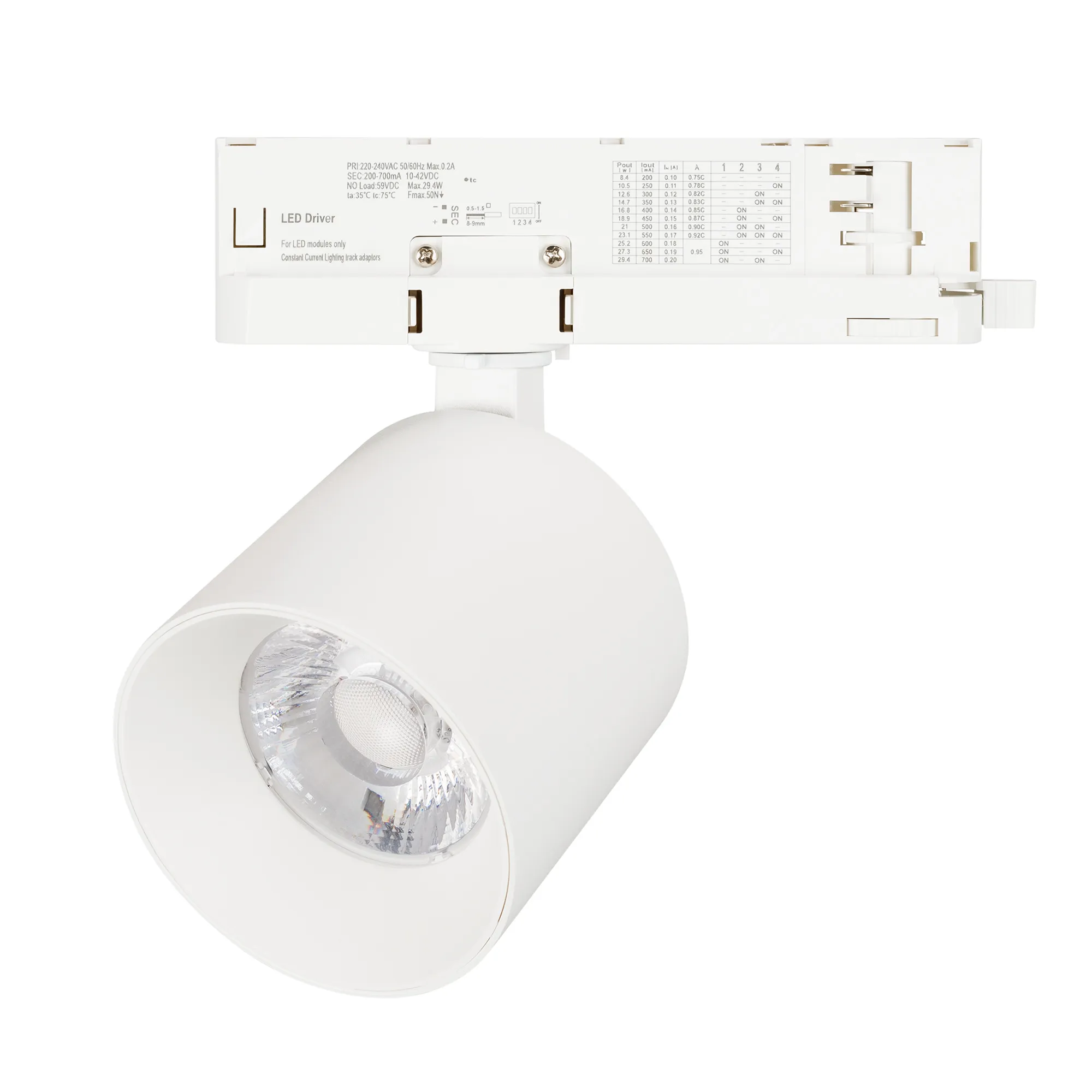Светильник LGD-DYKE-4TR-R90-26W Day4000 (WH, 38 deg, 230V, TRIAC) (Arlight, IP20 Металл, 5 лет)