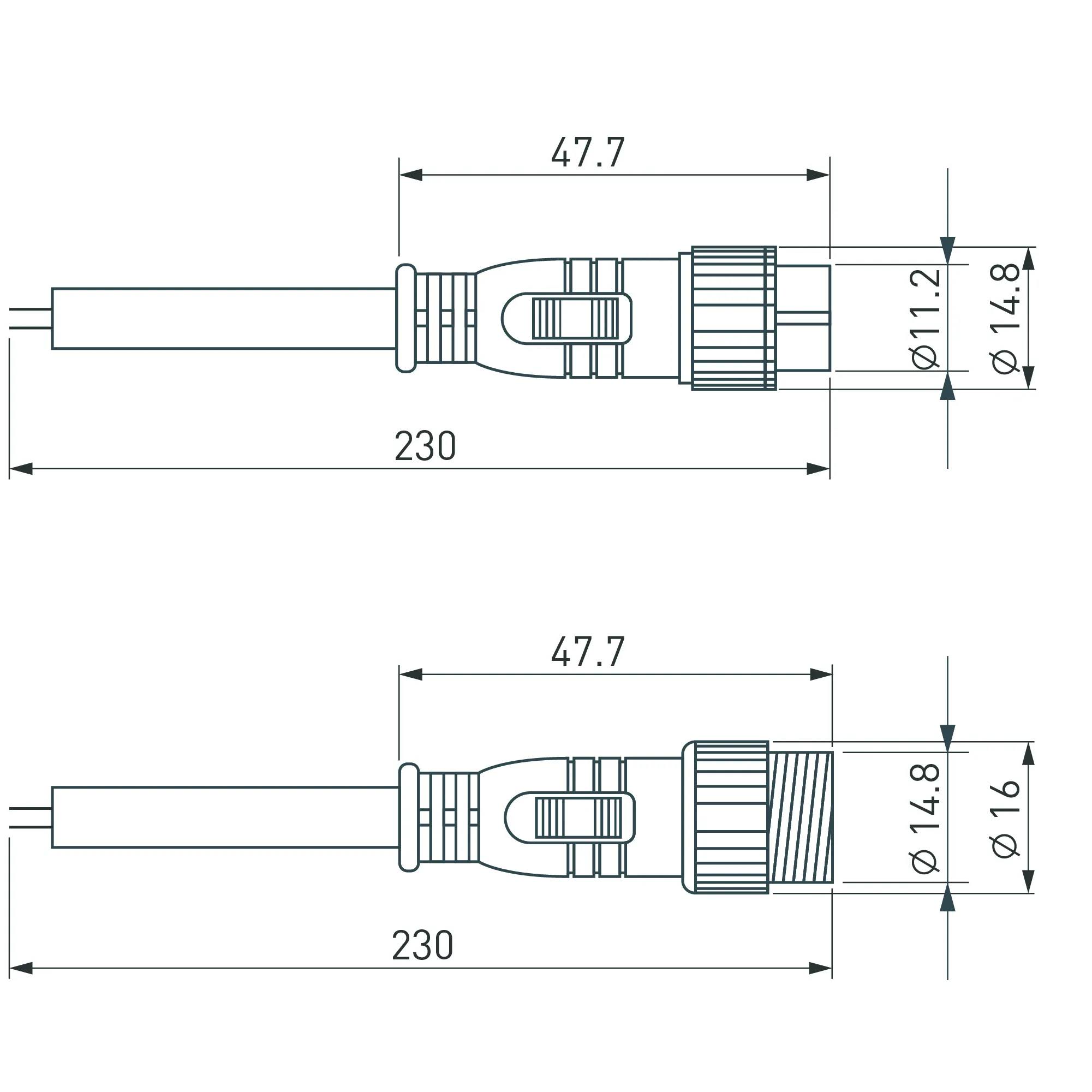 Коннектор подключения ARL-LINE-4pin (DMX512) (Arlight, Закрытый) - Изображение